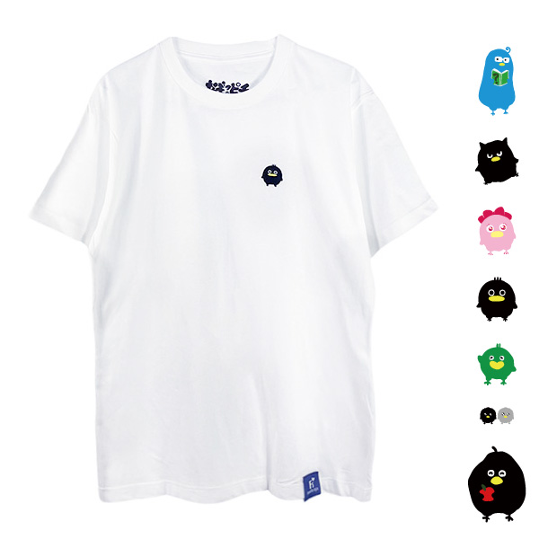 なぞっピチ胸ワンポイント刺繍Tシャツ